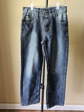 Steve's Jeans Boy's Classic Straight Leg Jeans - Dark Blue Size 14